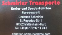 Kurier- und Sonderfahrten Schmirler Transporte 84562 Mettenheim Bayern - Mettenheim Vorschau