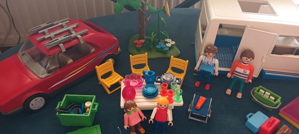 Playmobil Camping Erlebnis als Familie Konvolut in Moers