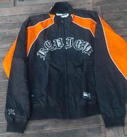 REVIEW Bomberjacke/College-Jacke L schwarz/orange Zip Nordrhein-Westfalen - Solingen Vorschau