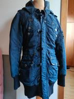 Khujo Cille Mantel Jacke Parka Gr. L 38 blau Bayern - Diedorf Vorschau