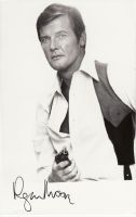 007 JAMES BOND    ROGER MOORE AUTOGRAMM Nordrhein-Westfalen - Herten Vorschau