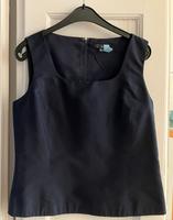 Langes, zweiteiliges Ballkleid aus dunkelblauer Seide Gr. 36 West - Unterliederbach Vorschau