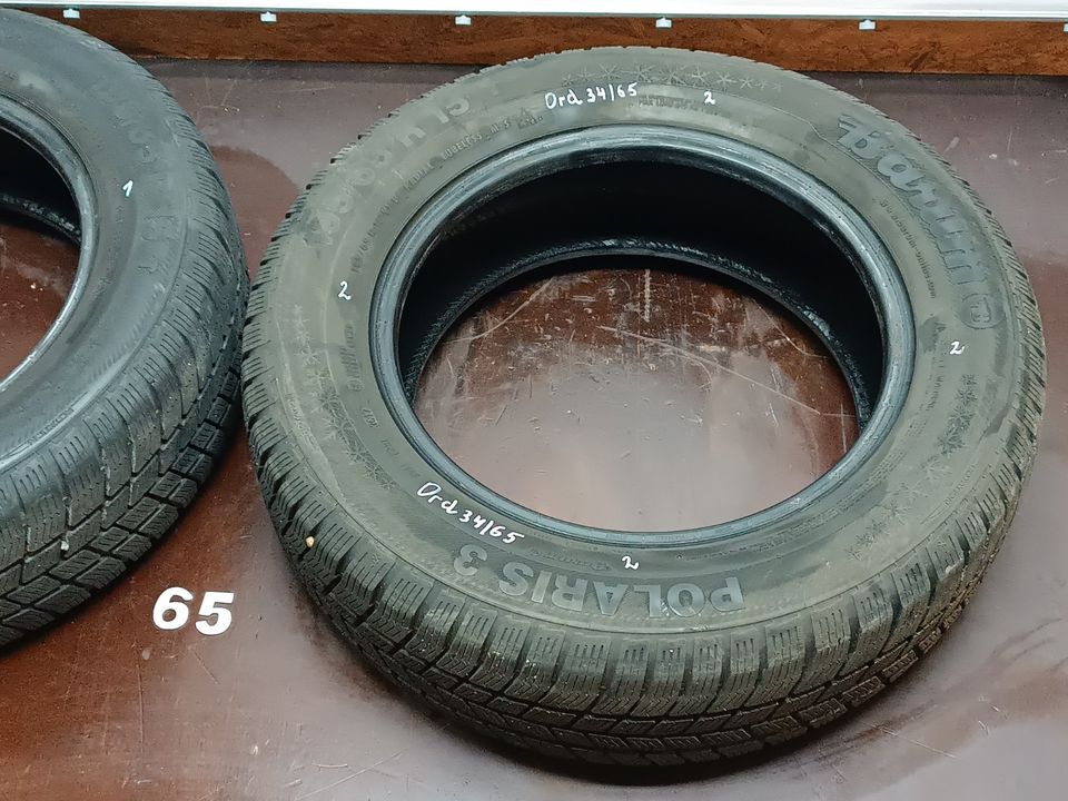 2X Winterreifen POLARIS 3 Barum 195/65 R15 91T Bj.3617 in Vaihingen an der Enz