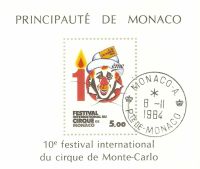Monaco Block 27 ° Zirkusfestival Monte Carlo - Clown Plakat Kerze Nordrhein-Westfalen - Kamen Vorschau