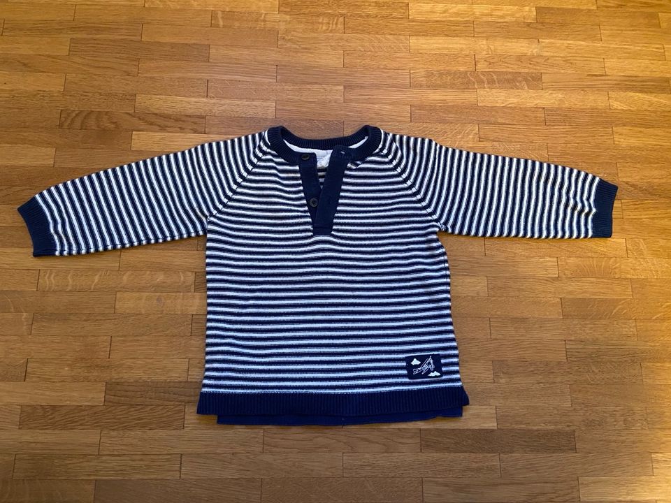 H&M Baby Pullover, Oberteil, Sommer, gestreift, maritim, Gr. 68 in Berlin