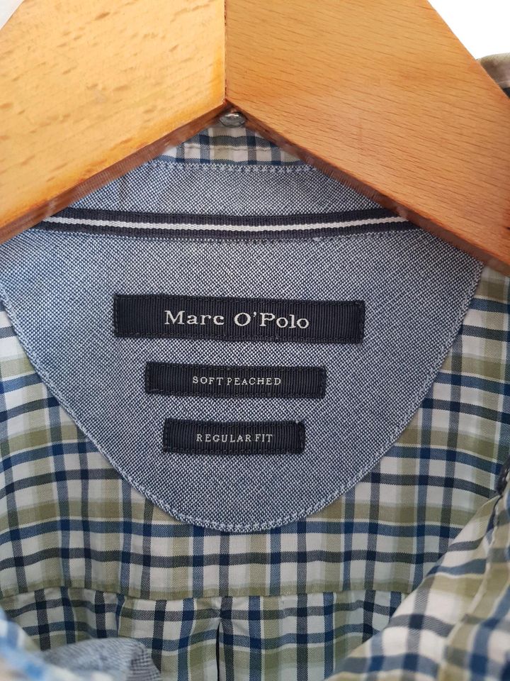 Marc O'Polo Hemd Regular Fit langarm kariert Gr. L in Neuss