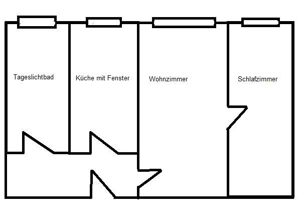 Helles Dachgeschoss mit Tageslichtbad, separater Küche & großem Wohnbereich! in Dresden