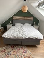 Boxspringbett grau 180cm breit Nordrhein-Westfalen - Bocholt Vorschau