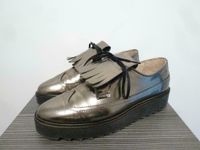 MARC O' POLO Plateau Schnürschuhe Damen Neuwertig 40 silber Nordrhein-Westfalen - Neuss Vorschau