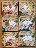 Untersetzter Australien Souvenir Coasters Australia neu Niedersachsen - Stade Vorschau