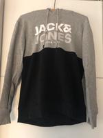 Jack&Jones Herren Hoodie Pullover Kapuzenpullover grau/schwarz Baden-Württemberg - Göppingen Vorschau