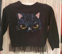 Baby Pullover Gr 92 Katze Pajetten Rüsche  H&M Düsseldorf - Lichtenbroich Vorschau