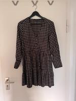 Zara Kleid Hängerchen Muster kariert Knöpfe schwarz/braun S Nordrhein-Westfalen - Köln Vorschau