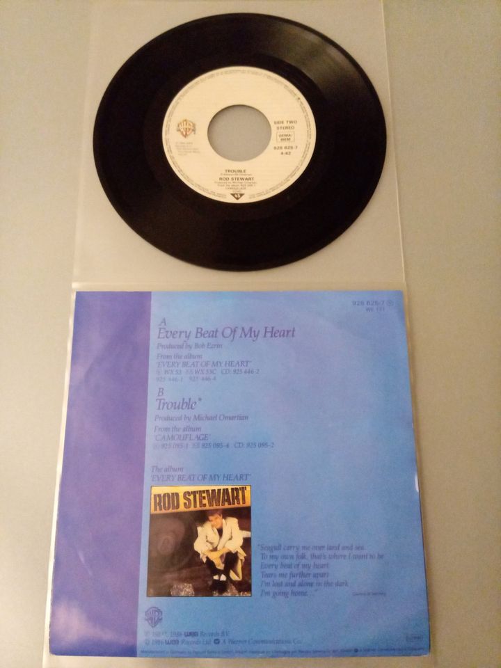 Rod Stewart Single – Every Beat Of My Heart – Europa 1986 in Köln