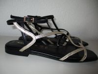 Tamaris Gr.40 Damen Riemchensandalen TOUCH-IT Echt Leder schwarz Sachsen - Groitzsch Vorschau