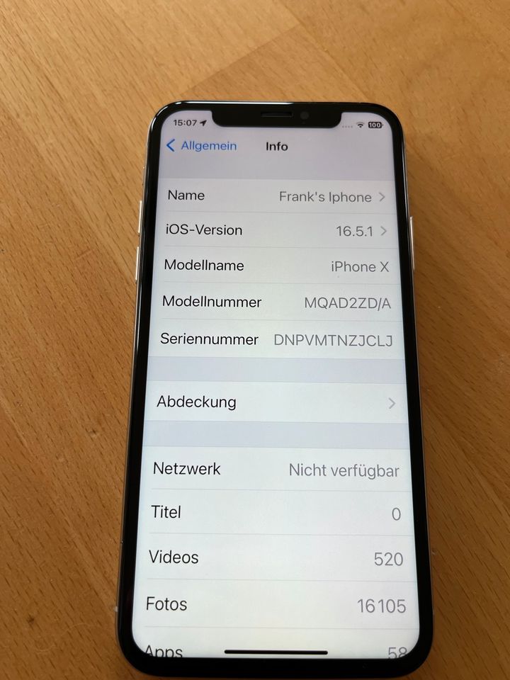 iPhone X 64gb weiß in Sasbach