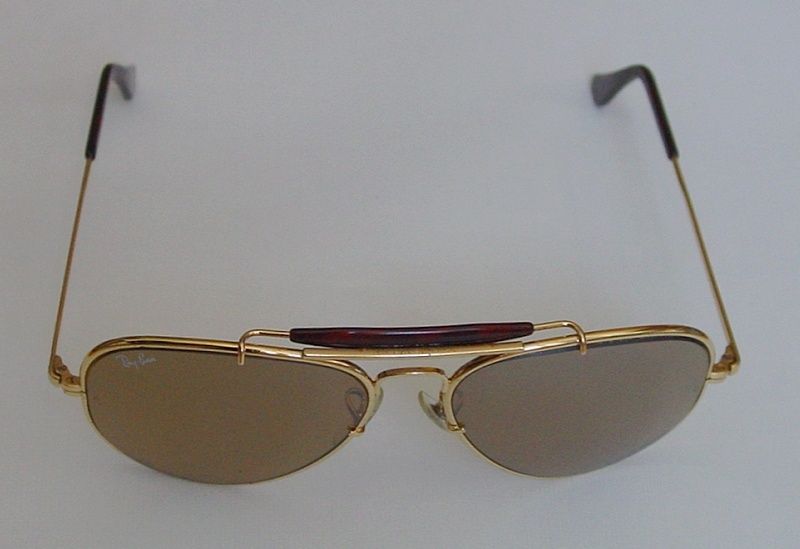 Ray Ban Bravura II polarized Sonnenbrille RB50 Pilotenbrille Gold in Landsberg (Lech)