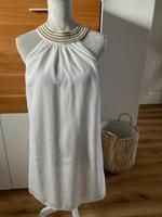 NEU Edles Neckholder Kleid weiß mit Perlen Gr. S / 36 Saarland - Schmelz Vorschau