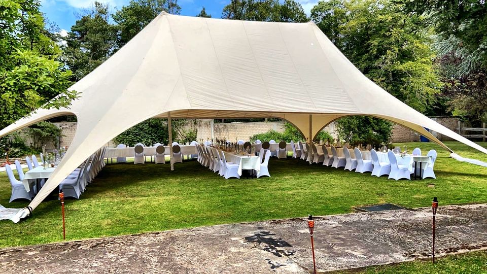 Sternzelt, Sternenzelt, Festzelt, Partyzelt, Startent, Hochzeit in Neunkirchen