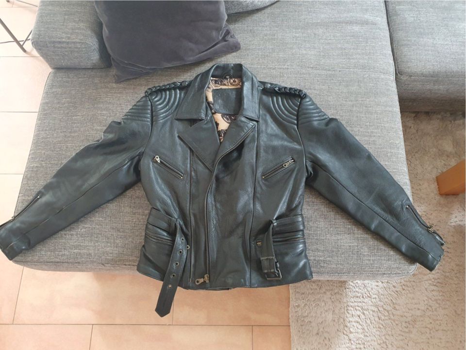 Motorrad Lederjacke Gr. 48 in Albisheim (Pfrimm)