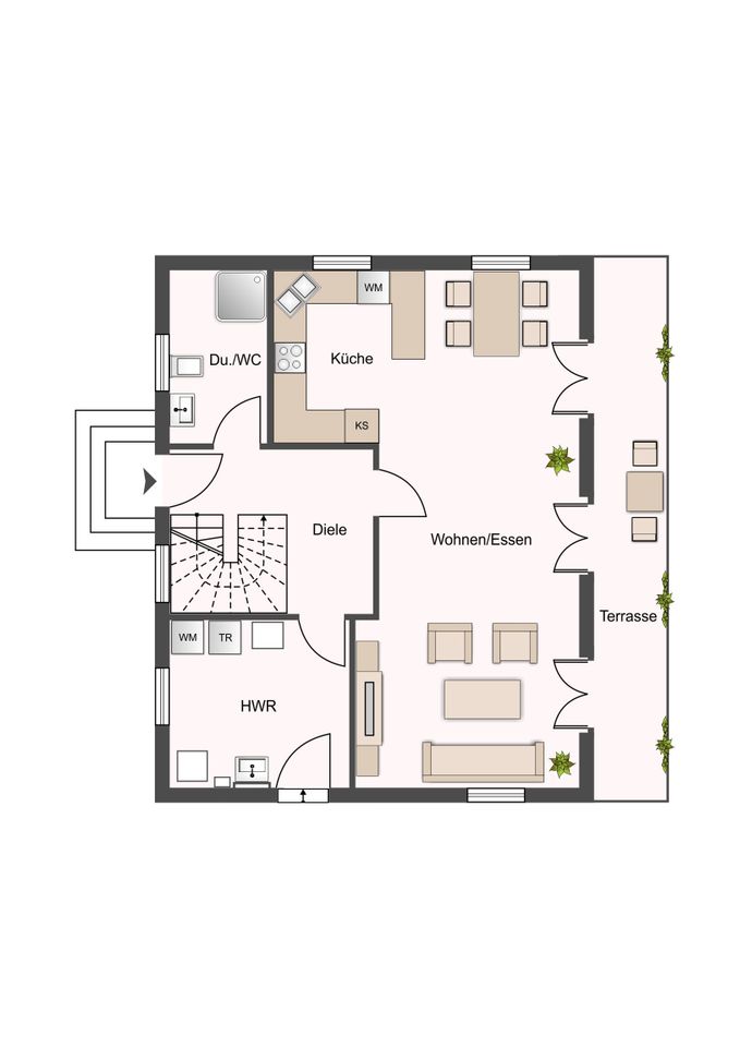 Absoluter Wohlfühl-Charakter:  "Energieeffizientes Einfamilienhaus mit sonniger Terrasse" in Wentorf