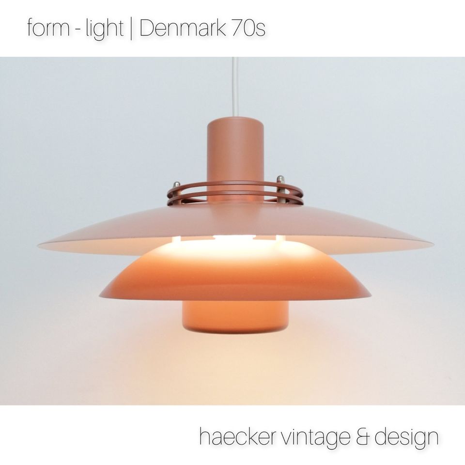 Lampe apriko danish design zu mid-century poulsen retro teak 70er in Berlin