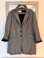 Longblazer C&A Gr. 46 grau schwarz / AA 58cm *Vintage* Niedersachsen - Thedinghausen Vorschau