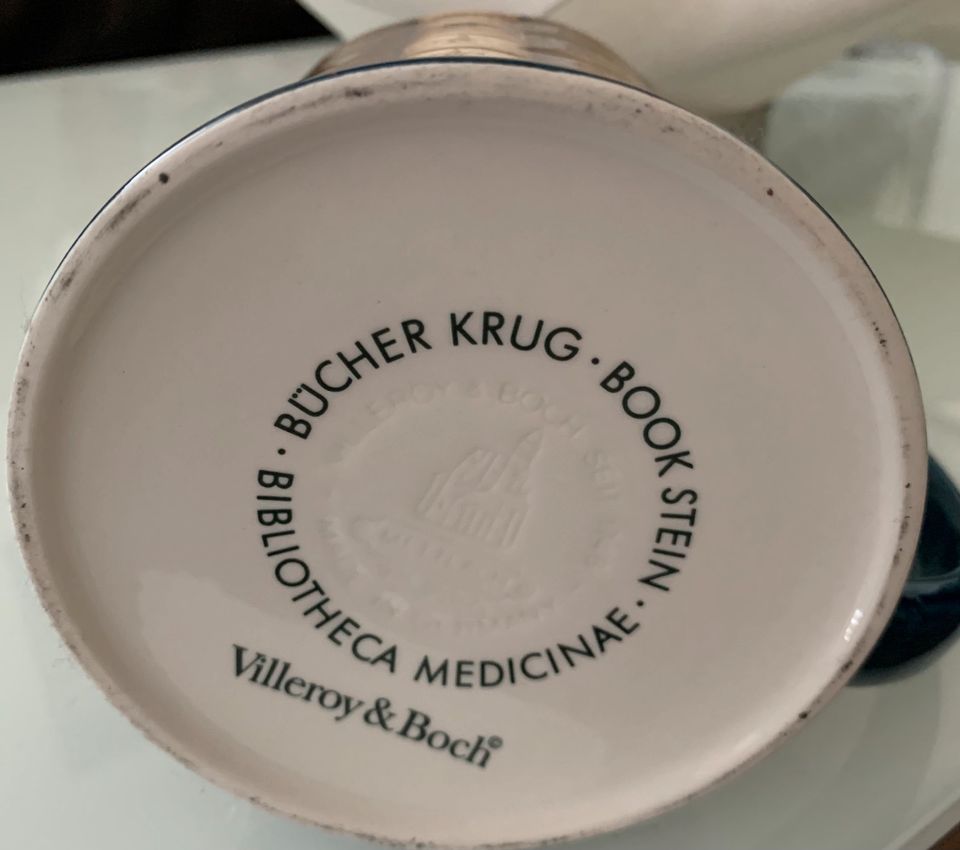 Villeroy&Boch Sammler Krug mit Verzinkte Abdeckung in Mühlheim am Main