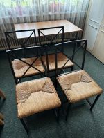 Küchentisch mit 4 stabilen Stühlen Tisch Stuhl Metallstuhl Nordrhein-Westfalen - Engelskirchen Vorschau