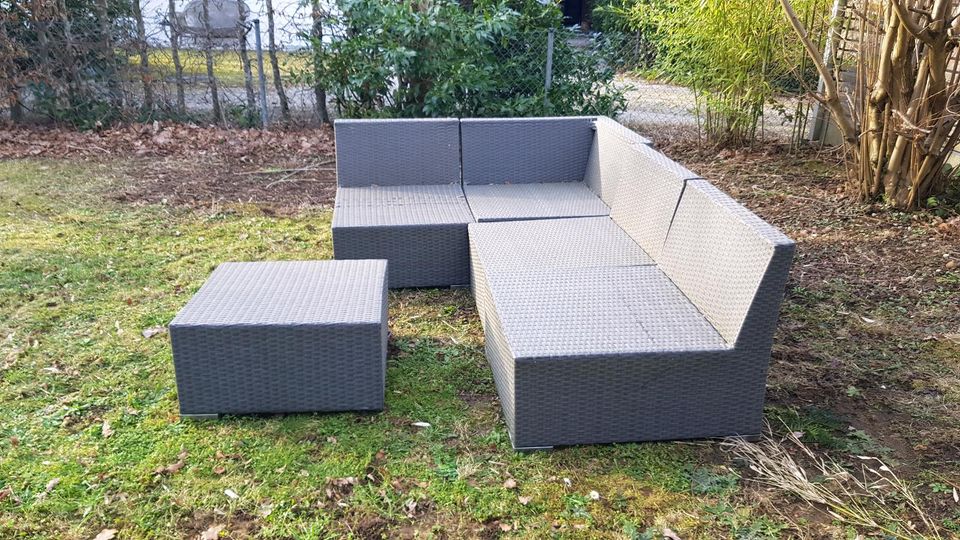 Gartenmöbel Garten Lounge Sessel Liege Tisch in Oberhaching
