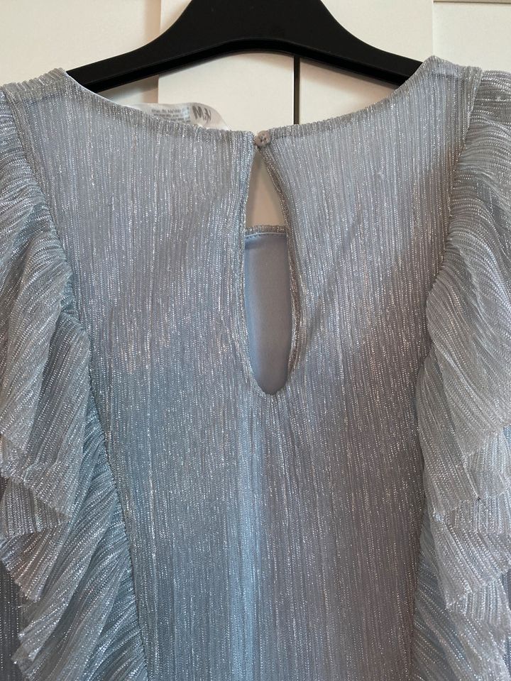 ❤️ Jumpsuit H&M neuwertig 158/164 Silber in Türkheim