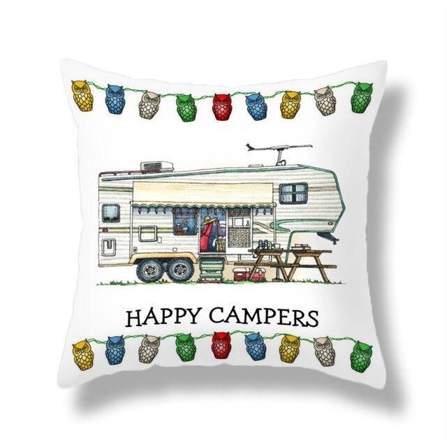 Kissenbezug Happy Camper 16 Motive für jeden Camper in Waldkraiburg