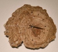 Wanduhr aus Tropfstein geschliffen Durchmesser ca 30cm Baden-Württemberg - Beimerstetten Vorschau