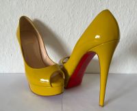 Christian Louboutin Lady Peep Pumps Farbe Gelb / Grün Größe 37,5 Nordrhein-Westfalen - Enger Vorschau