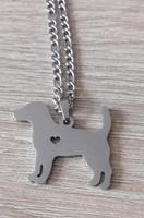 Edelstahl Kette 50cm mit Edelstahl Beagle Anhänger Nordrhein-Westfalen - Mönchengladbach Vorschau