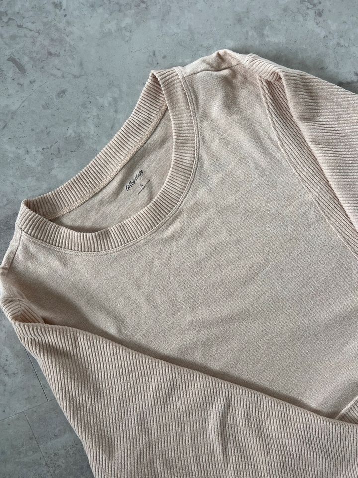 Hollister Gilly Hicks Pullover Sweatshirt Größe S beige in Kirchheim am Neckar