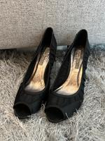 Buffalo London Satin Peeptoes Pumps schwarz wie neu Kreis Pinneberg - Wedel Vorschau