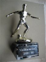 Aus Nachlass: Pokal Fussball Meisterschaft 1988/89 Marmorsockel Hadern - Blumenau Vorschau