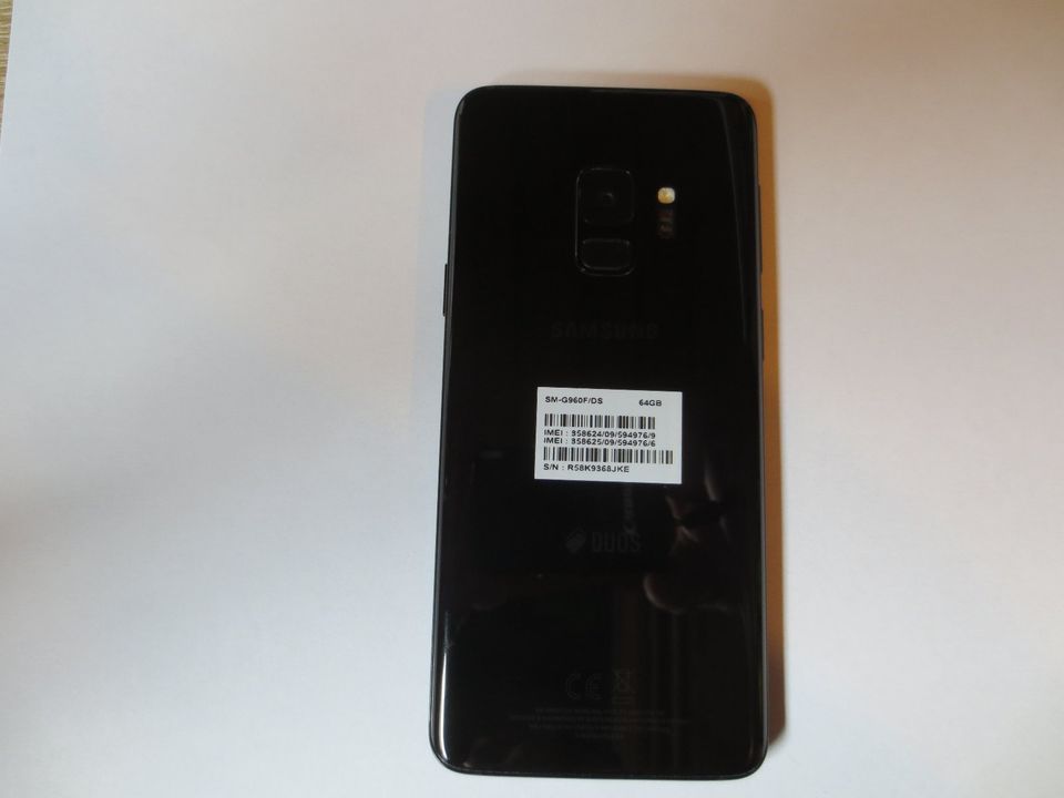 Samsung Galaxy S9 64GB duos Midnight Black in Bretten