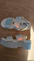 Buffalo Sandalen weiss Glitzer Badeschuhe Strandschuhe  37 neu Bayern - Simbach Vorschau