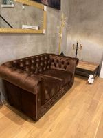 2 Sitzer Chesterfield Sofa Couchgarnitur Samt Braun Niedersachsen - Oldenburg Vorschau