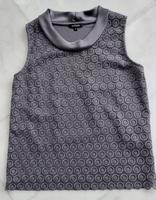 MORE & MORE Bluse ohne Arm, Kragen, grau Gr. 38, Spitzeneinsatz Baden-Württemberg - Gechingen Vorschau