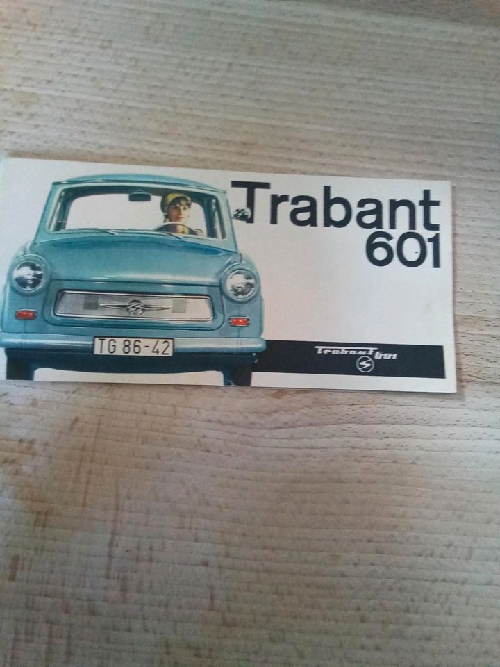 Prospekt von Trabant 601 in Pfaffing