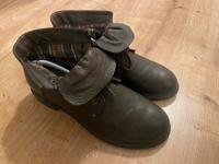 Braune Lederstiefel von Fernando Strappa in Größe 41, neuwertig Brandenburg - Stahnsdorf Vorschau