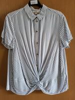 T-Shirt Bluse weiß hellblau gestreift Clockhouse Größe 40 Viskose Nordrhein-Westfalen - Werl Vorschau