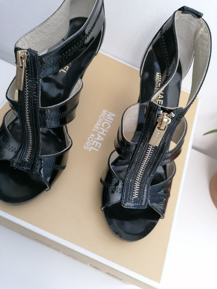 Sandalen Pumps High Heels Michael Kors schwarz 36,5 *sehr gut* in Filderstadt