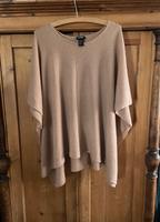 Damen Poncho HALLHUBER 100% Kaschmir Beige/Rose One Size Brandenburg - Potsdam Vorschau