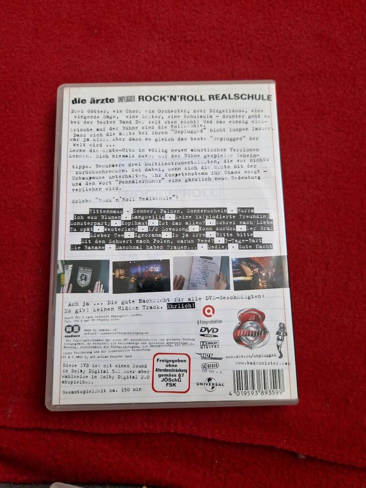 Rock'n'Roll Realschule mtv unplugged - die Ärzte DVD in München