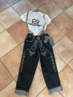 Jeans Lederhose mit bayrischem T-Shirt Nordrhein-Westfalen - Rhede Vorschau