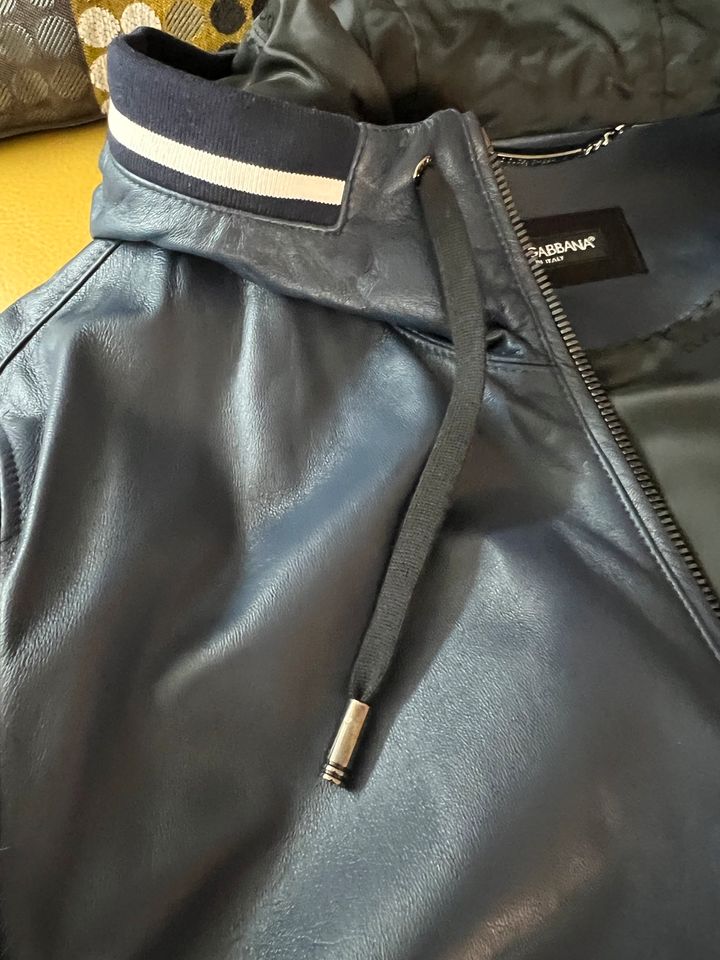 DOLCE & GABBANA Herren Lederjacke, 52 in Schwäbisch Gmünd